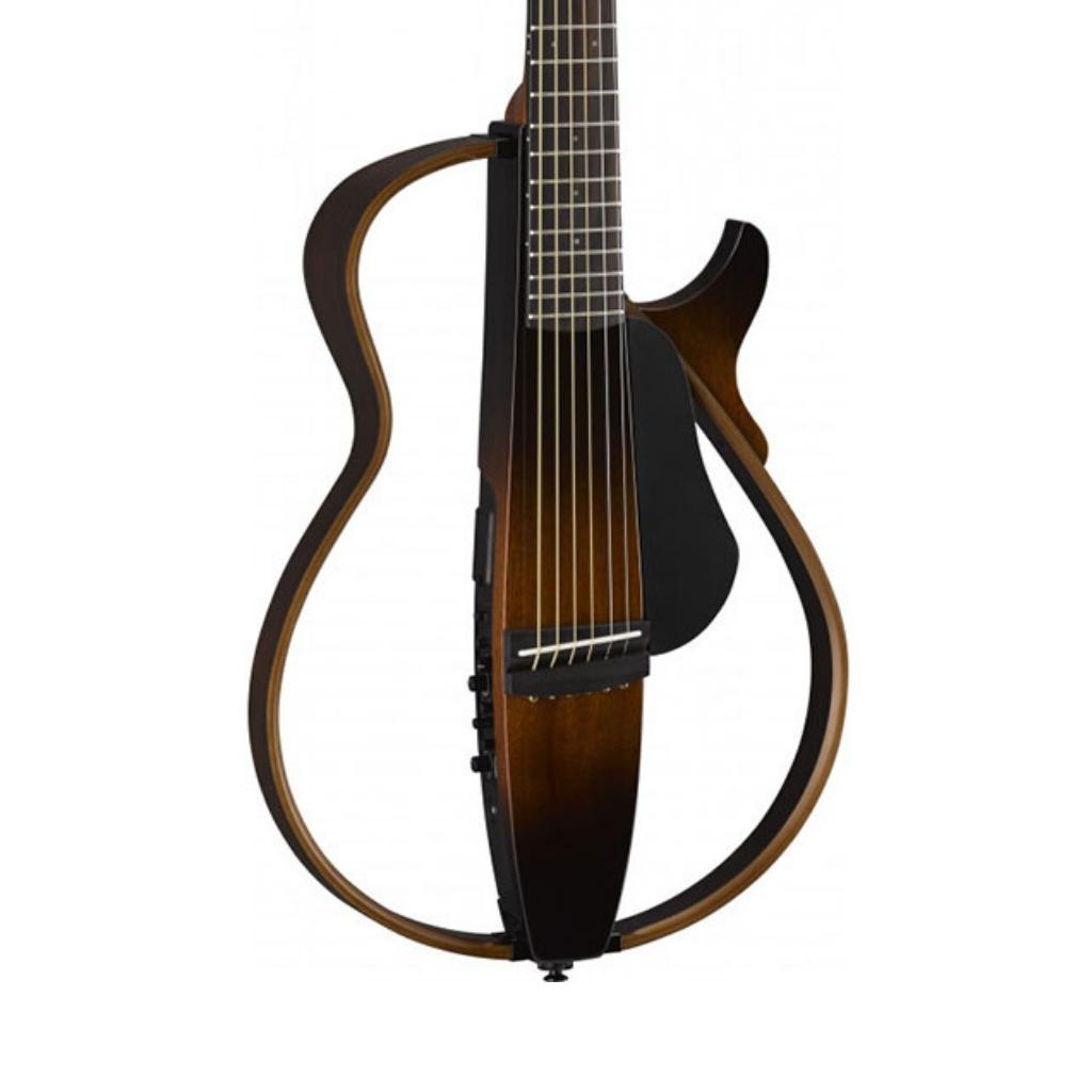 Yamaha SLG200STBS Silent Guitar Steel String – Tobacco Brown Sunburst-Sky Music