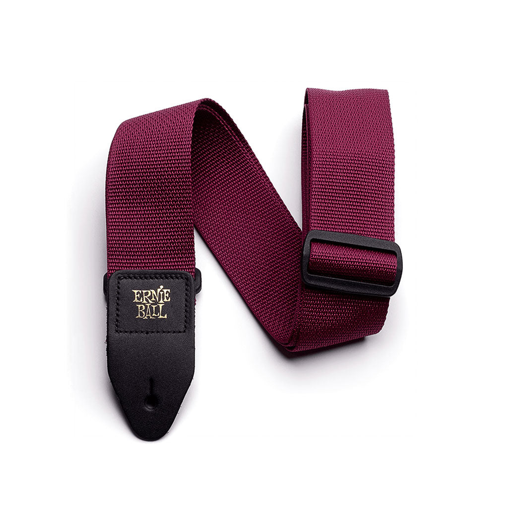 Ernie Ball E4047 Polypro Guitar Strap - Burgundy