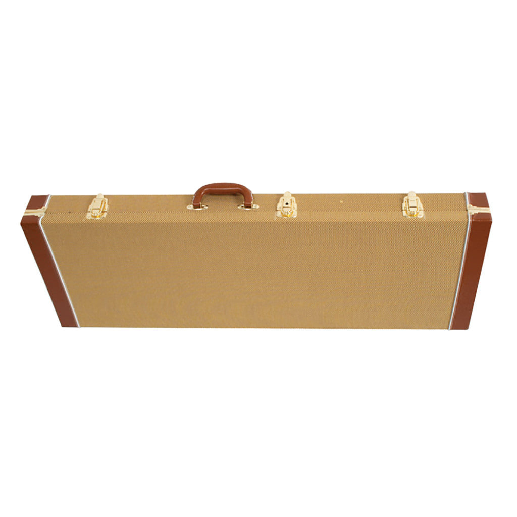 V Case Rectangle Solidbody Electric Guitar Case Tweed