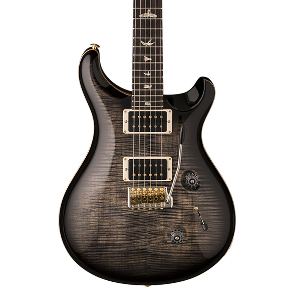 PRS - Custom 24 - 10 Top - Pattern Thin - Charcoal Burst