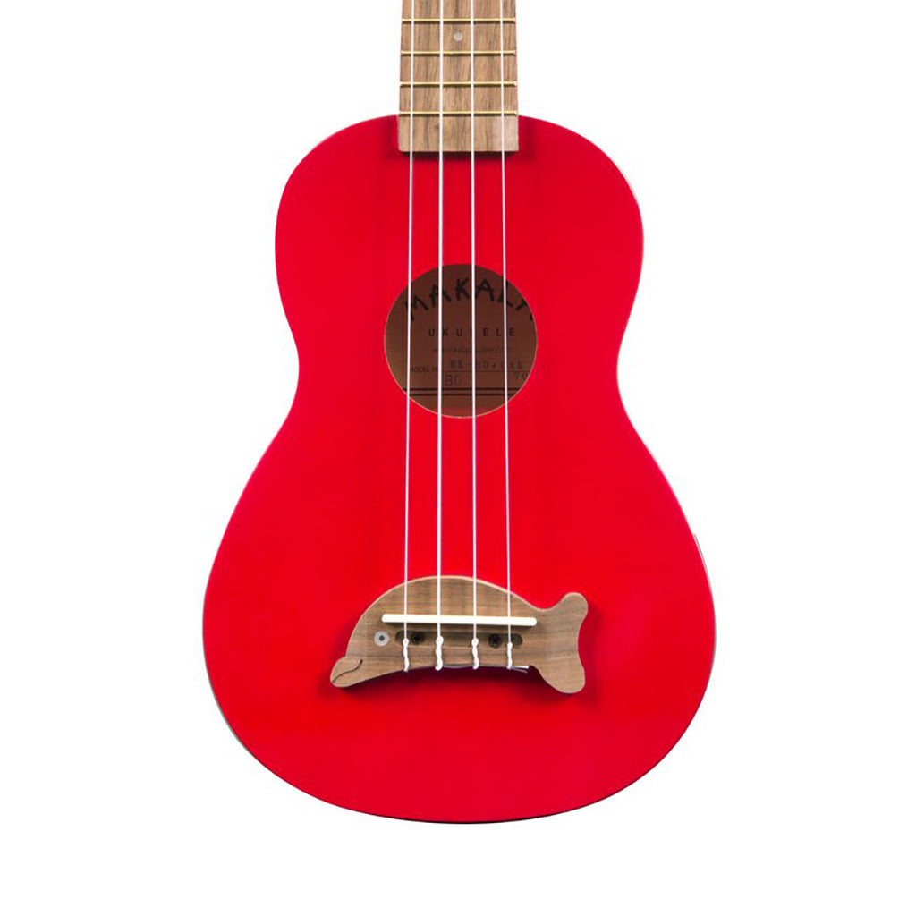 Makala Soprano Ukulele Dolphin Bridge - Red