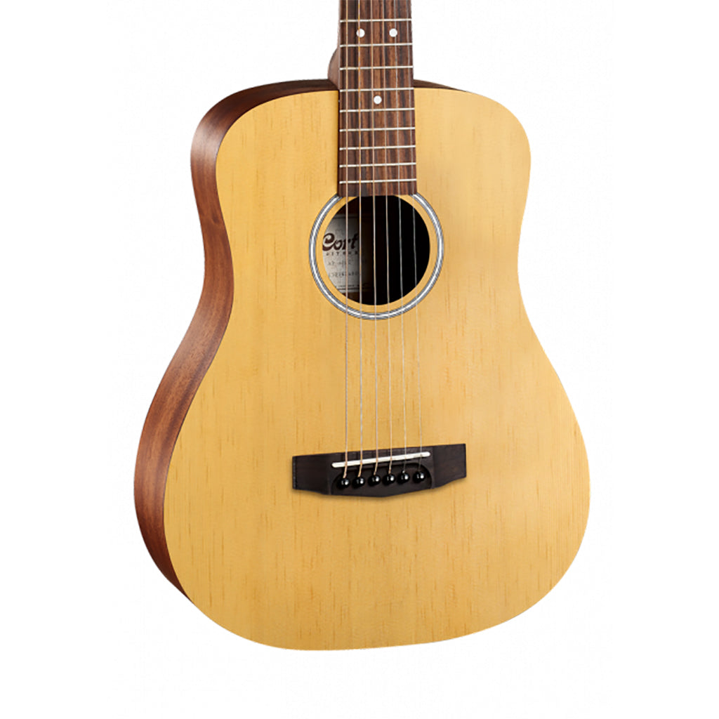 Cort AD Mini OP Dreadnought Guitar Open Pore W/ Bag-Sky Music