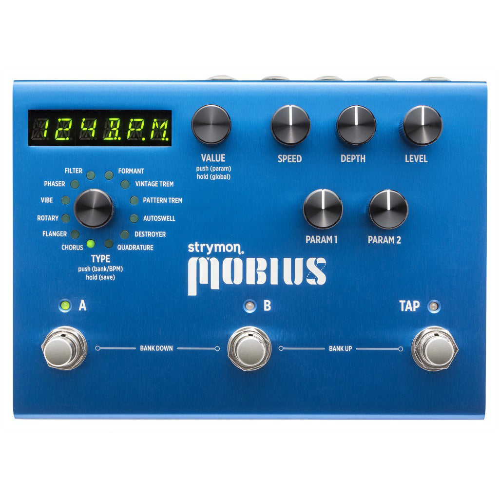 Strymon - Mobius Studio-Class Modulation Effect Pedal-Sky Music