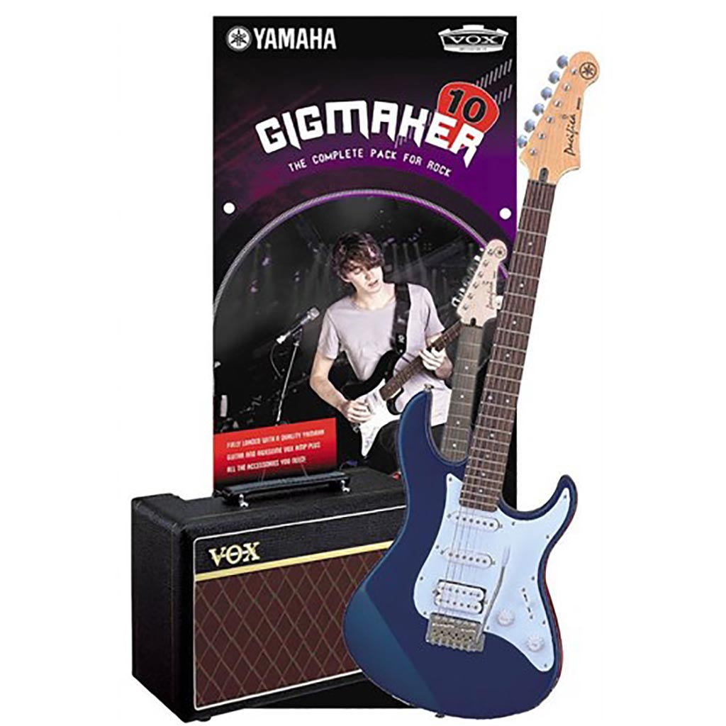 Yamaha Gigmaker 10 Electric Guitar Pack - Dark Blue Metallic-Sky Music