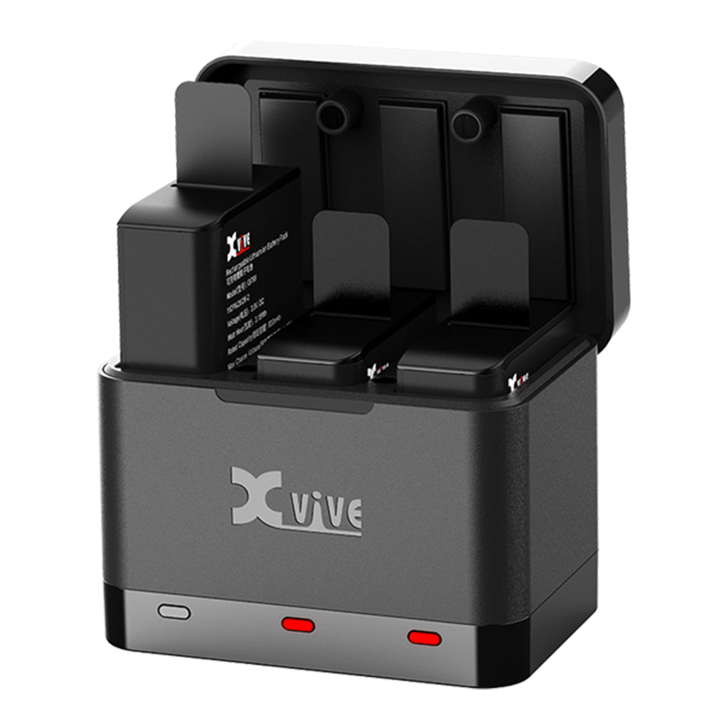 Xvive U5C 3pc Battery And Battery Charging Kit