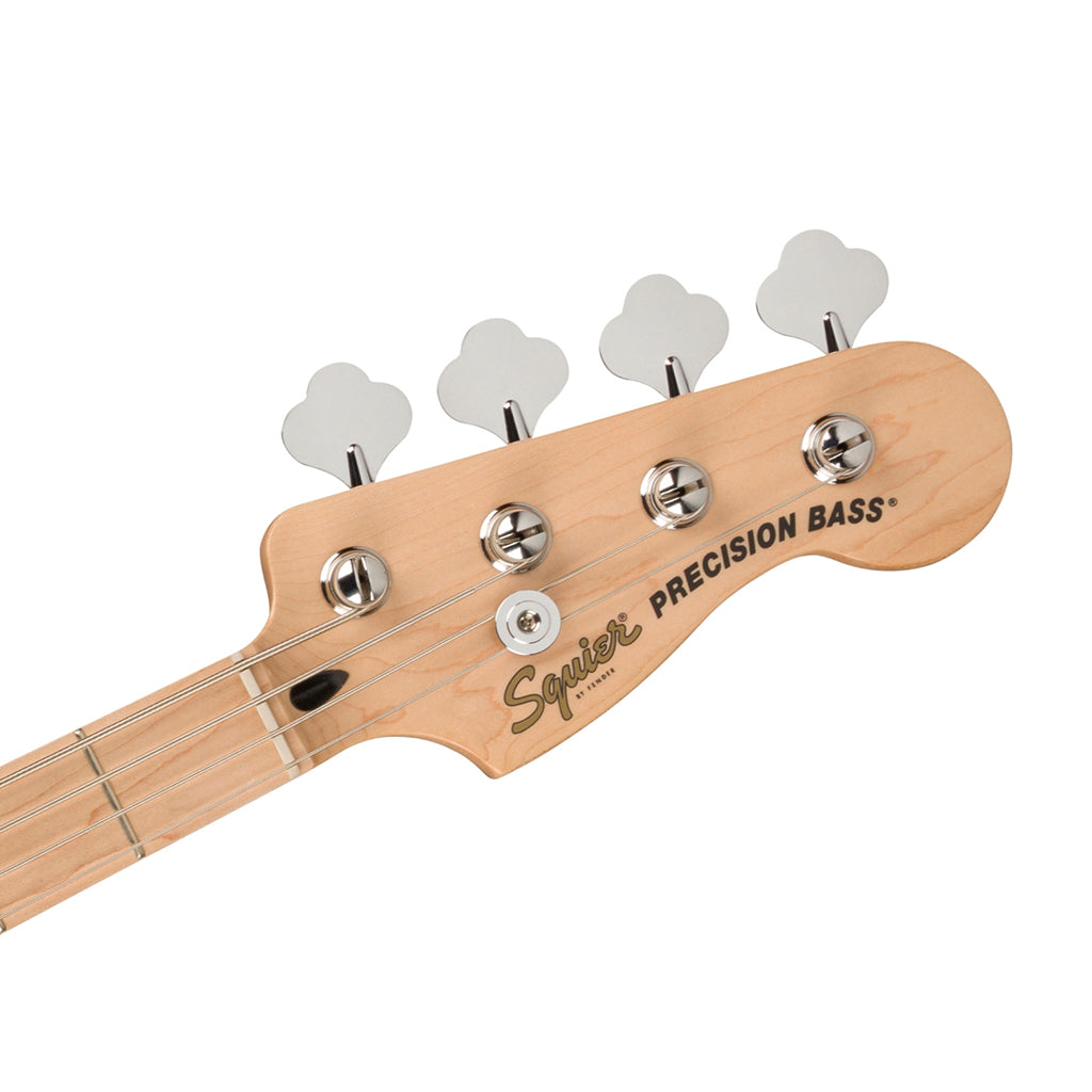 Squier Affinity Series Precision Bass PJ Pack Maple Fingerboard Black Gig Bag Rumble 15 240V AU