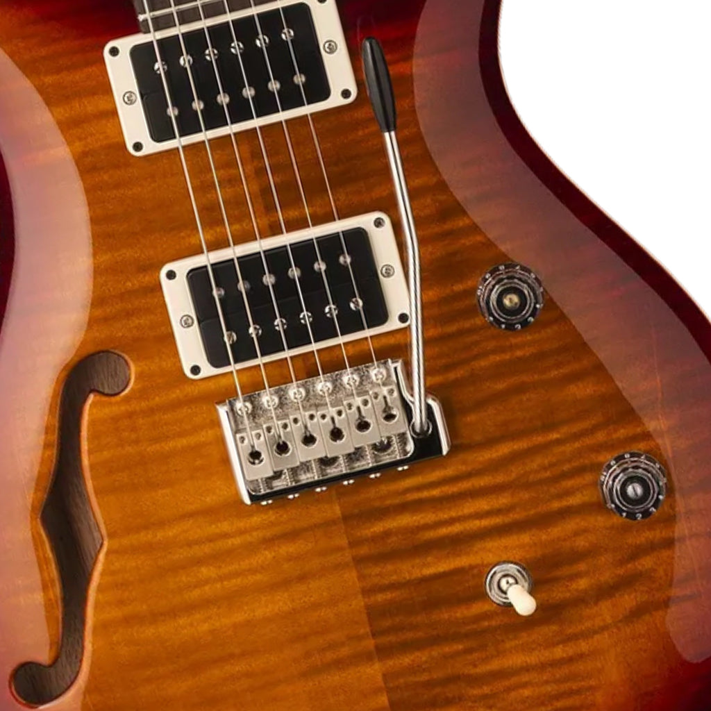 PRS CE24 Semi Hollow Dark Cherry Sunburst