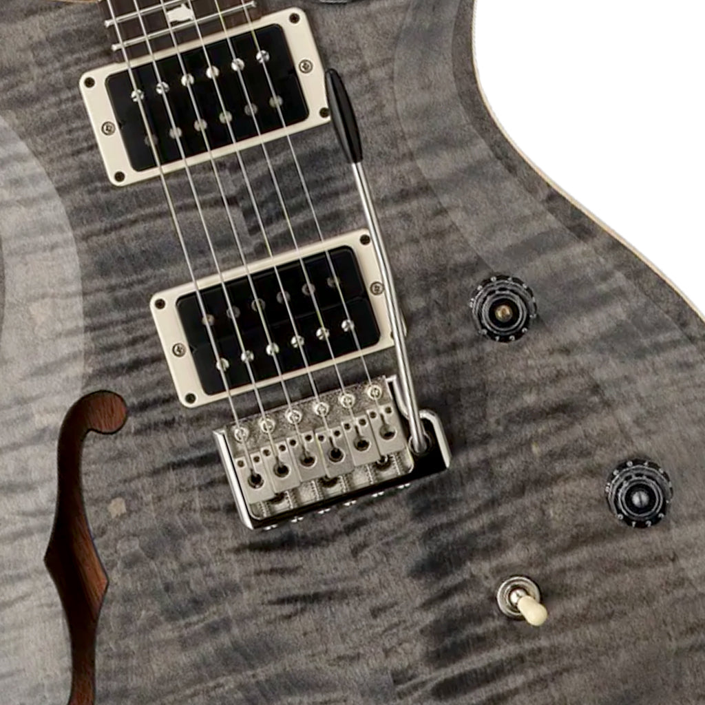 PRS CE24 Semi Hollow Faded Grey Black