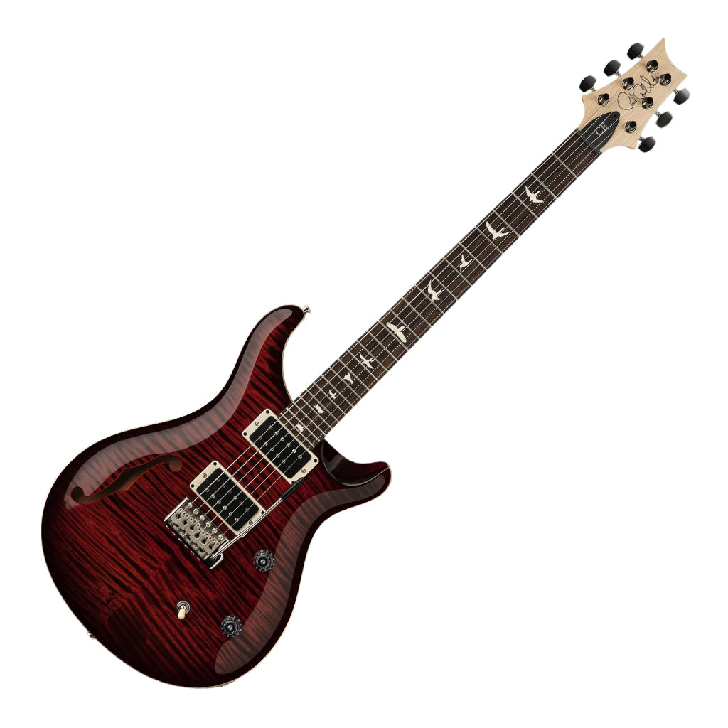 PRS CE24 Semi Hollow Fire Red