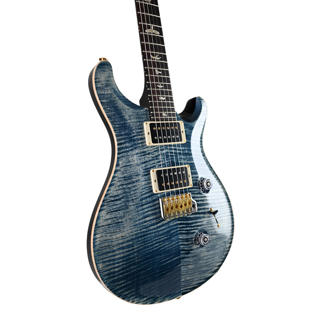 PRS Custom 24 10 Top Faded Whale Blue Pattern Thin Neck