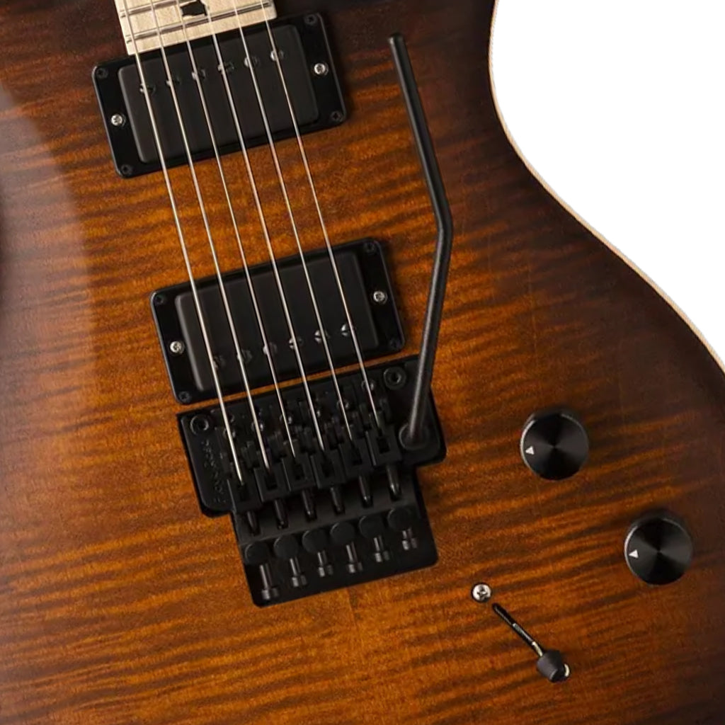 PRS CE24 Dustie Waring Floyd Rose Burnt Amber Wrap Burst