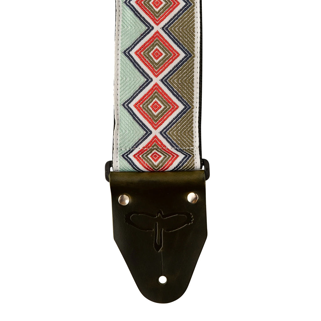 PRS Wide Retro Jacquard Strap, Green-Sky Music