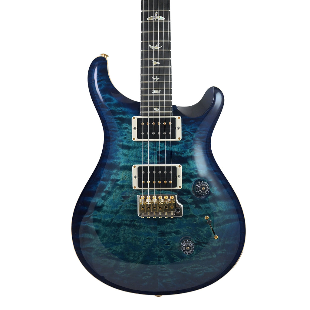 PRS Custom 24 Pattern Thin Maple Neck Ebony Fingerboard Cobalt Blue 10 Top Quilted Maple