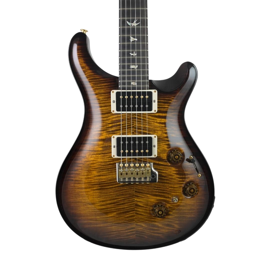 PRS Custom 24 Piezo - 10 Top Black Gold Burst