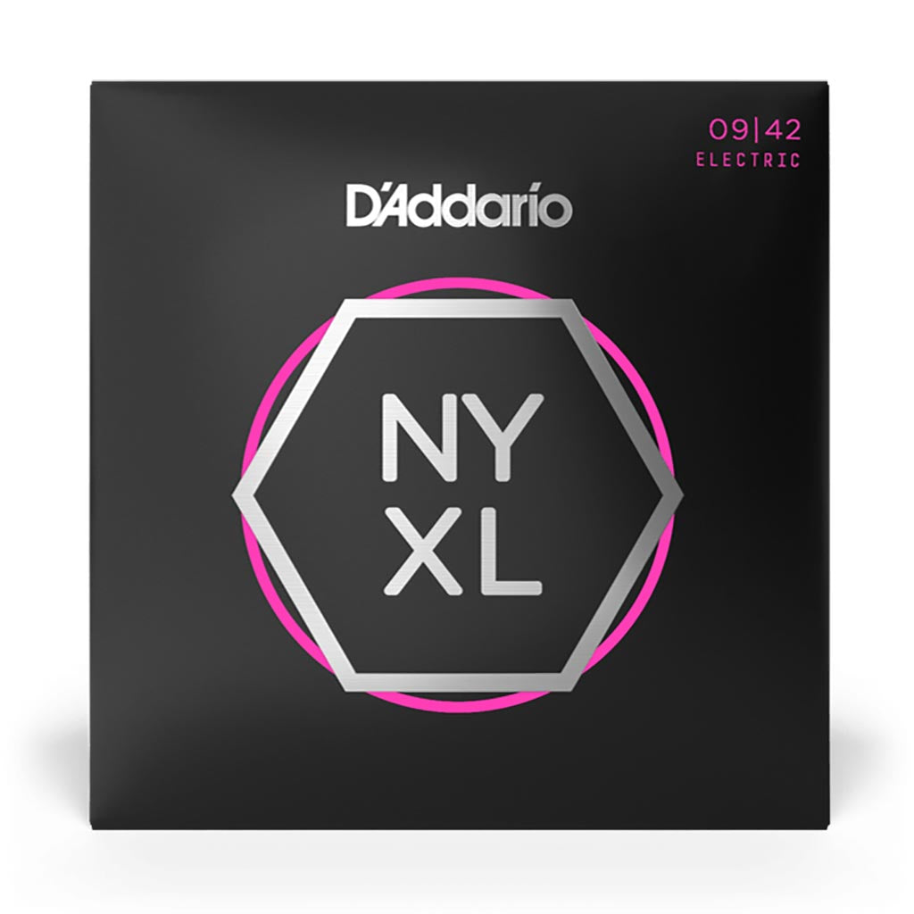 D'Addario - NYXL0942 - NYXL 09-42 Nickel Wound Electric Guitars Strings, Super Light - Electric Guitar Strings