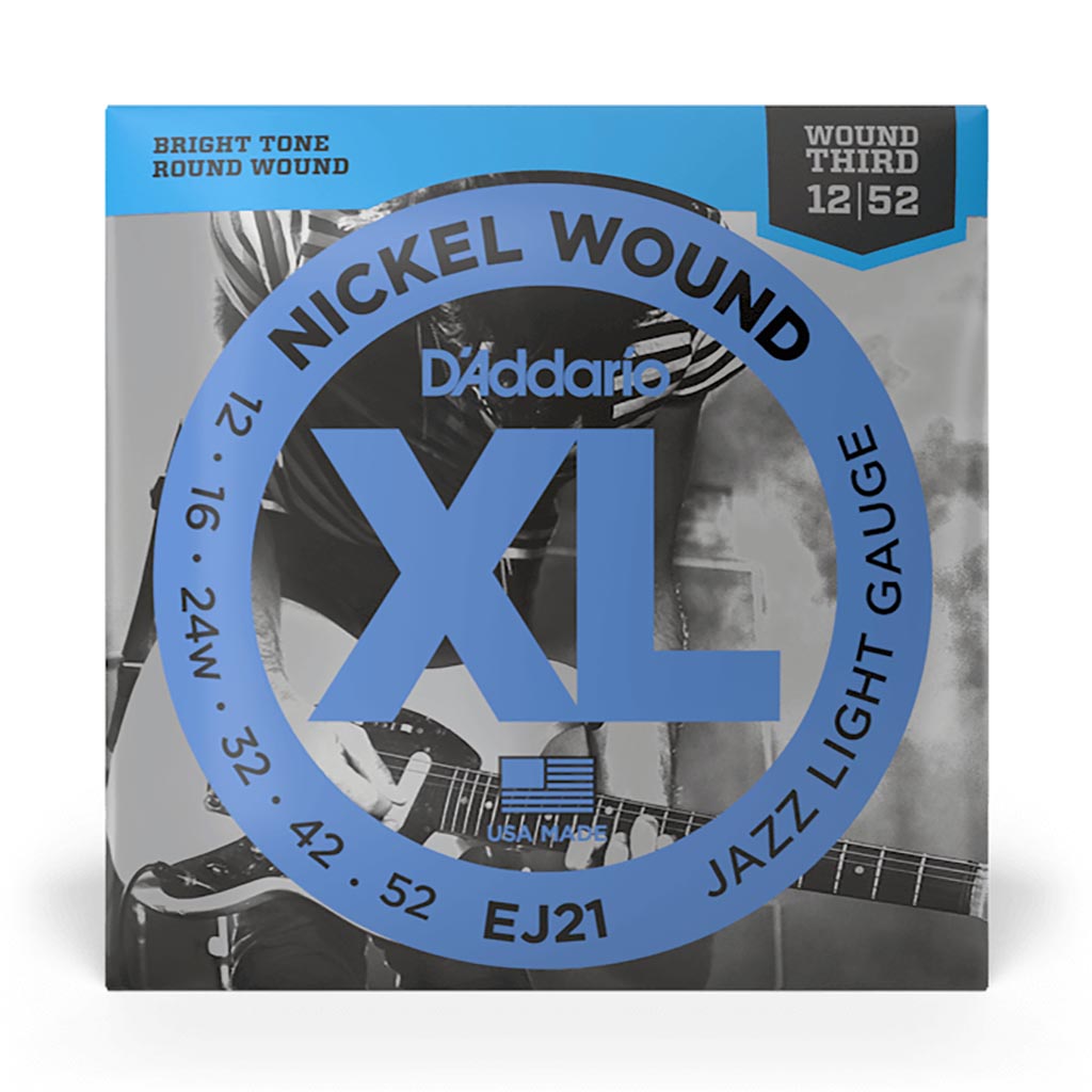 D'Addario - EJ21 - XL Jazz Lite Nickel Wound - Electric Guitar Strings