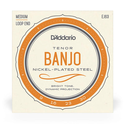 D'Addario - EJ63 - Nickel Banjo Tenor Strings - Banjo Strings