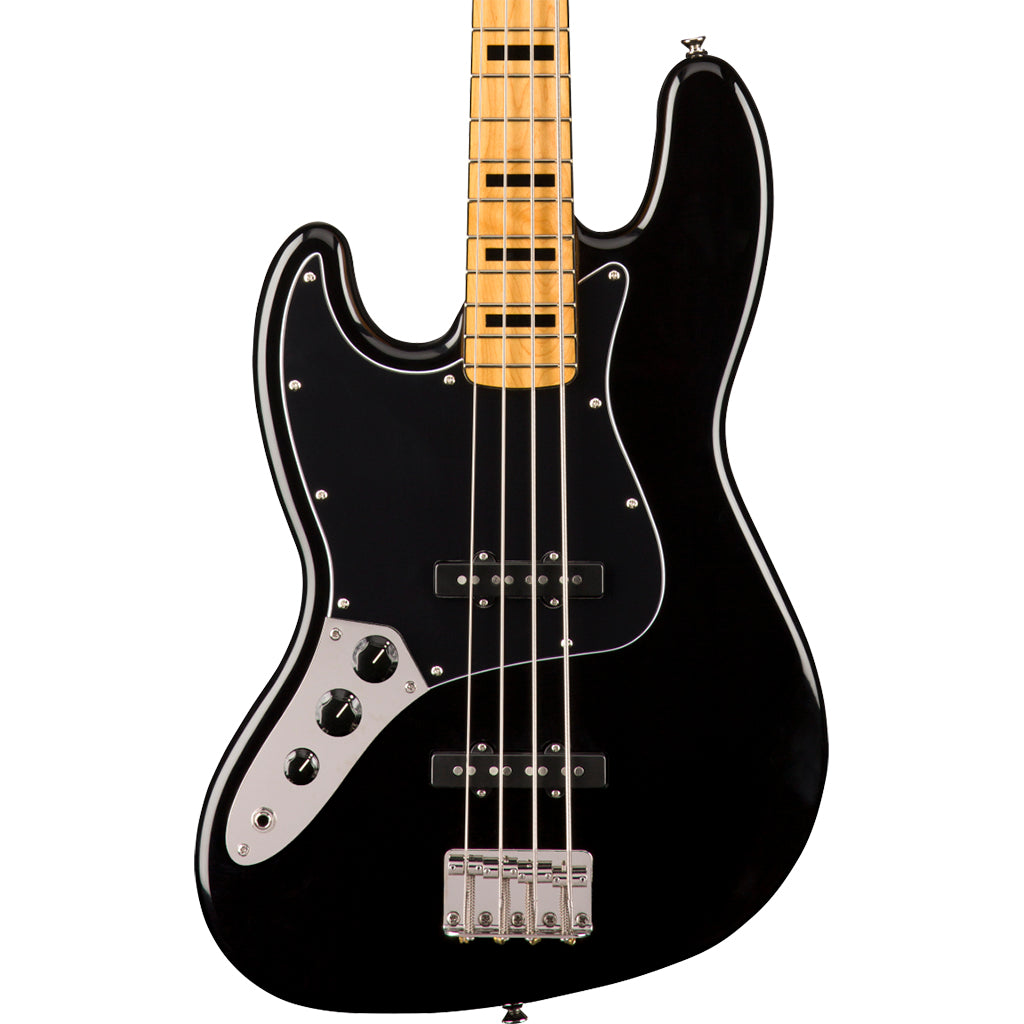 Squier Classic Vibe 70s Jazz Bass Left Handed Maple Fingerboard Black