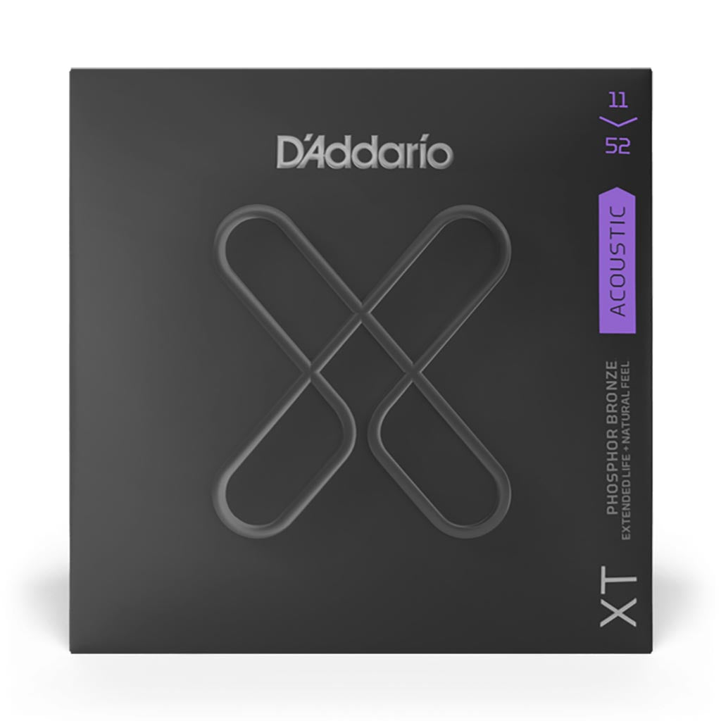 D'Addario - XTAPB1152 - XT Acoustic Phosphor Bronze Light 11-52 - Acoustic Guitar Strings