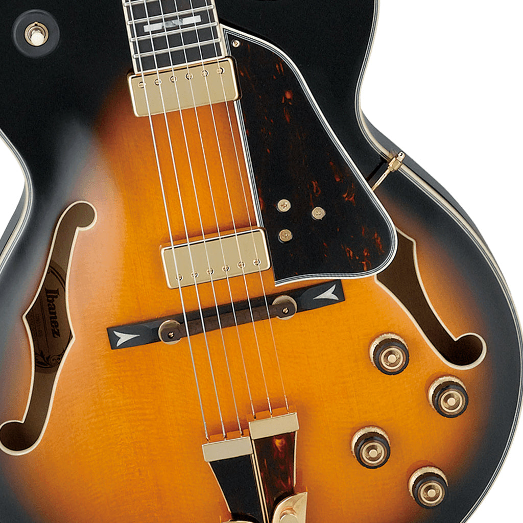 Ibanez GB10SE George Benson Archtop Brown Sunburst