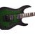 Jackson Guitar - Js Series Dinky Arch Top JS32Q - Transparent Green Burst - Amaranth Fingerboard