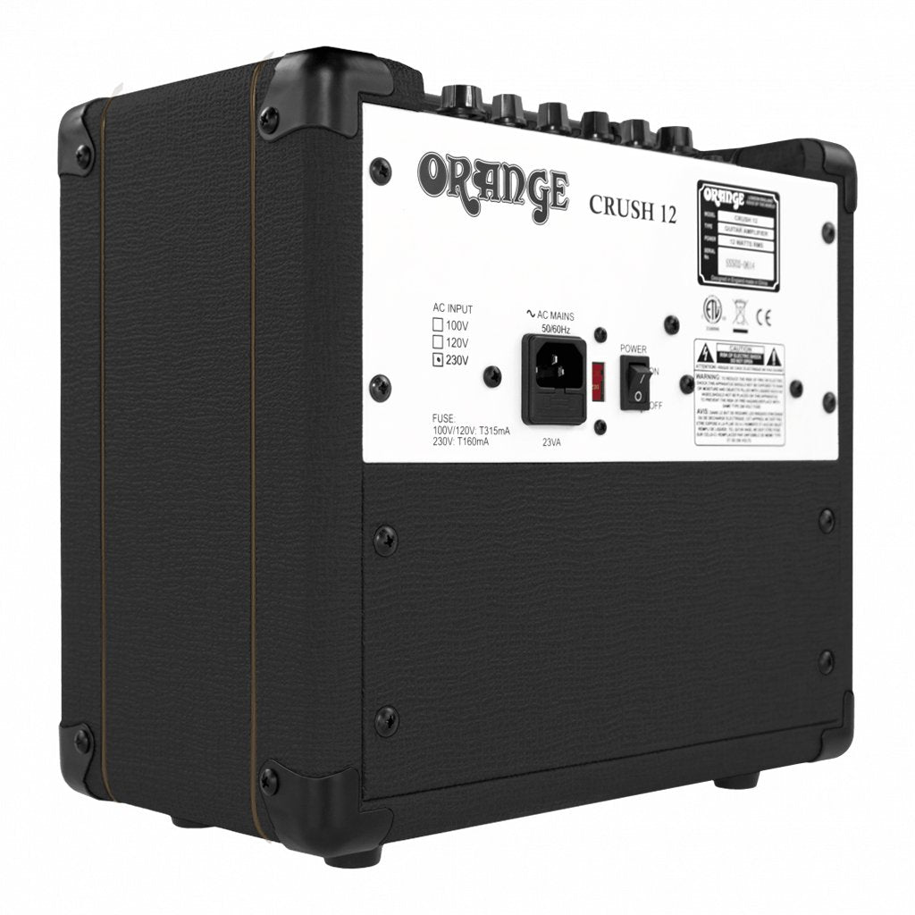 Orange Crush 12 Combo - Black