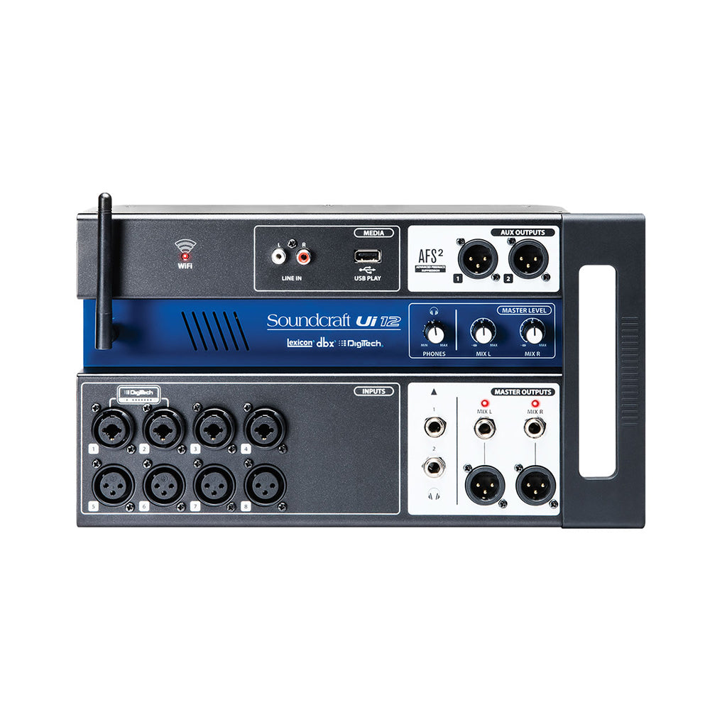 Soundcraft UI12 12-Input Remote-Controlled Digital Mixer-Sky Music