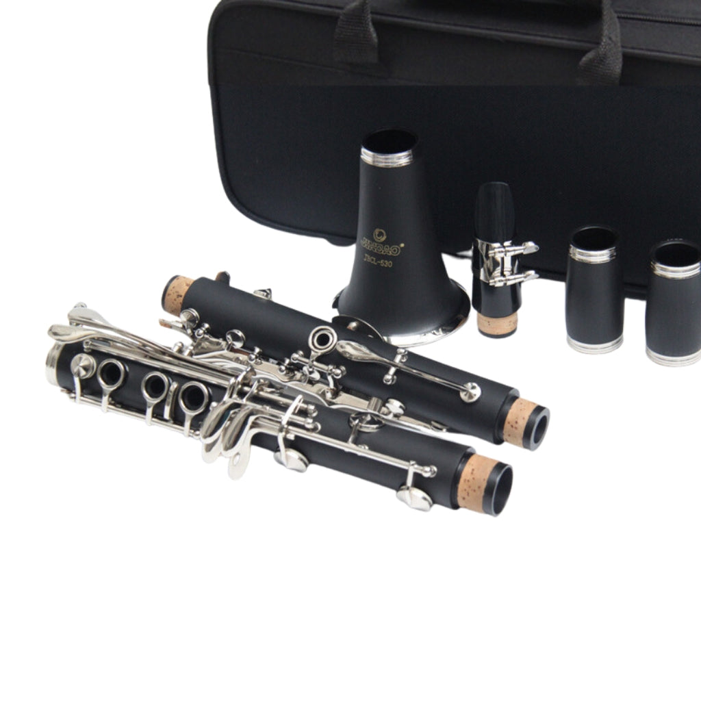 Knight - JBCL-570 17-key Bb Student Clarinet with case - Black