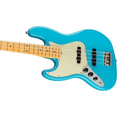 Fender - American Professional II Jazz Bass® Left-Hand - Maple Fingerboard - Miami Blue
