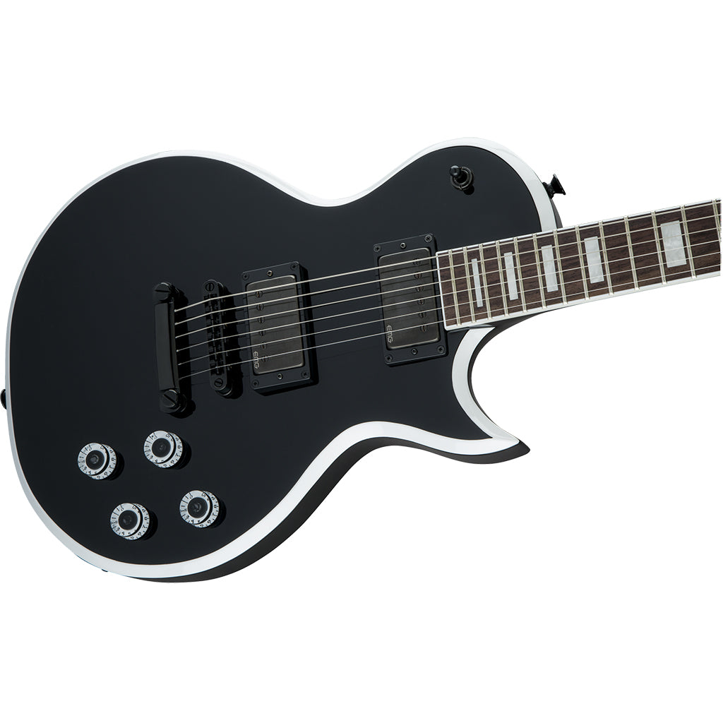 Jackson X Series Signature Marty Friedman Monarkh SC - Black With White Bevels - Laurel Fretboard