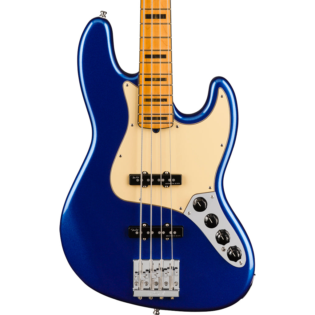 Fender American Ultra Jazz Bass - Maple - Cobra Blue
