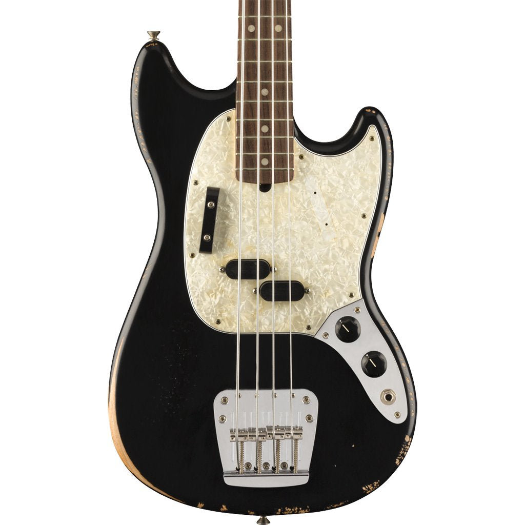 Fender - JMJ Mustang Bass - Black - Rosewood Fretboard