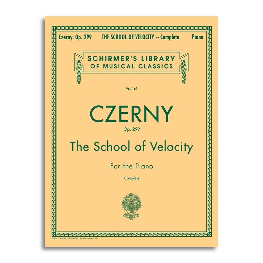 Czerny School of Velocity OP 299 Complete Piano