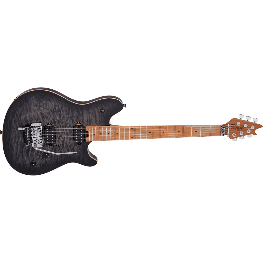 EVH Wolfgang Special QM Baked Maple Fingerboard Charcoal Burst