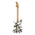 EVH Striped Series 78 Eruption Maple Fingerboard White with Black Stripes Relic