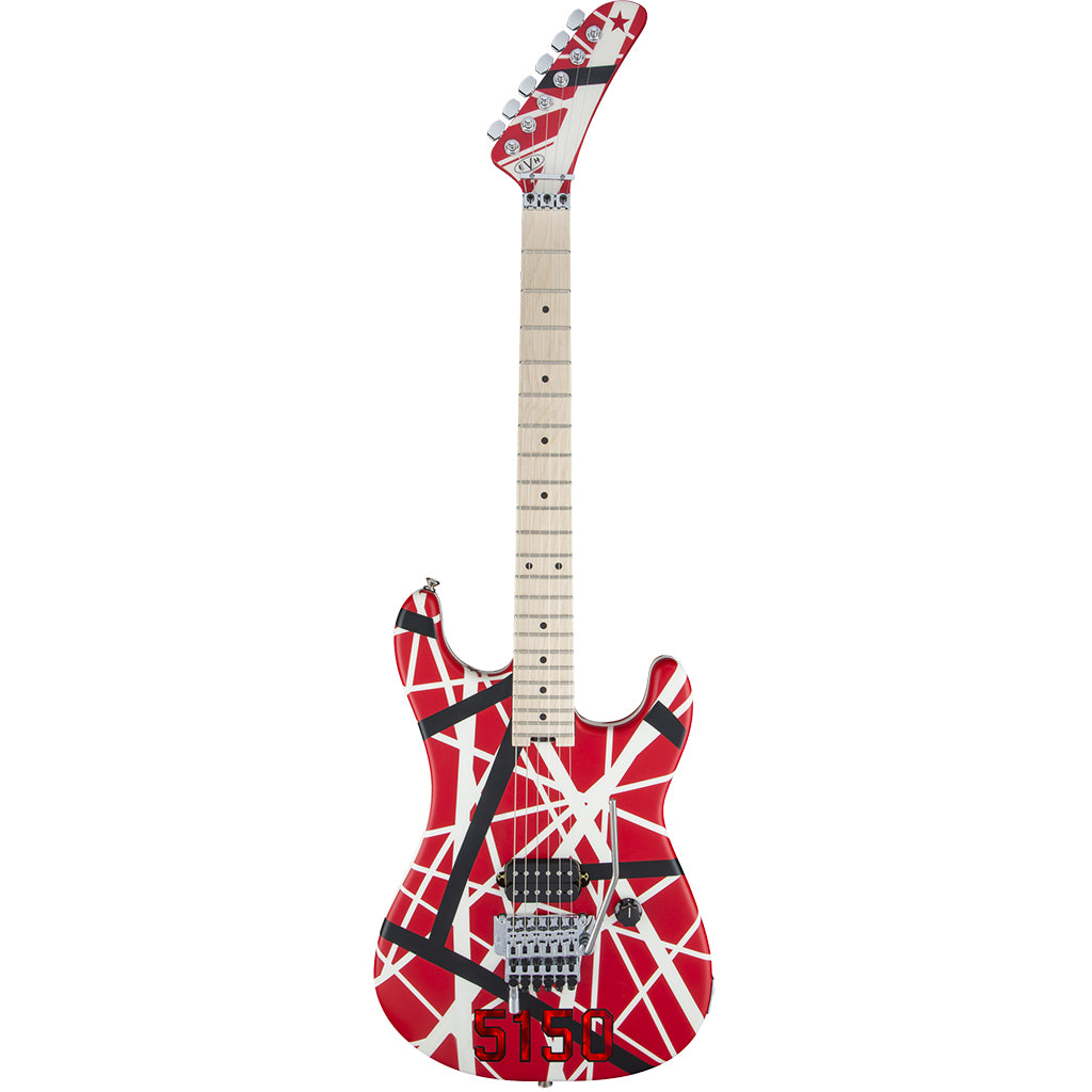 EVH Striped Series 5150 Red Black White Hero