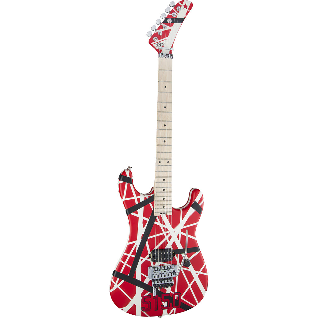 EVH Striped Series 5150 Red Black White Hero
