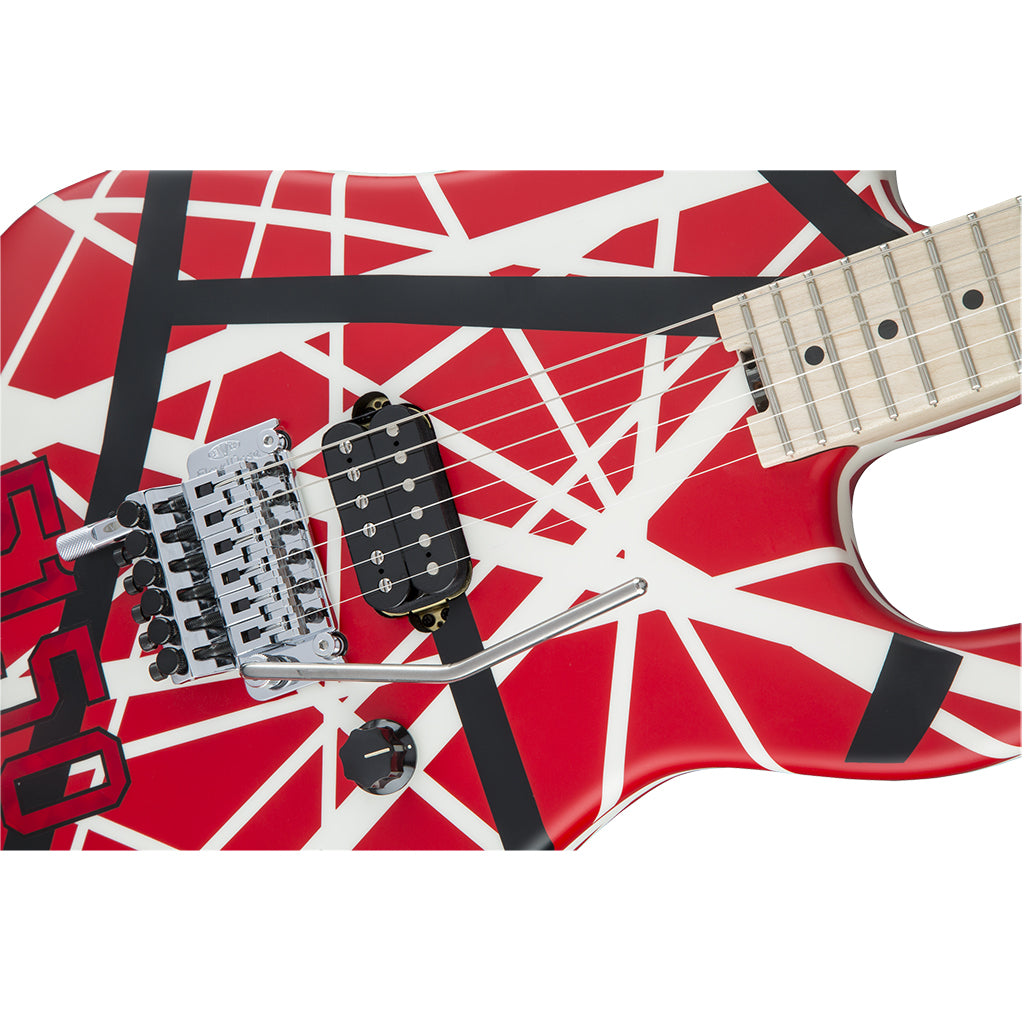 EVH Striped Series 5150 Red Black White Hero