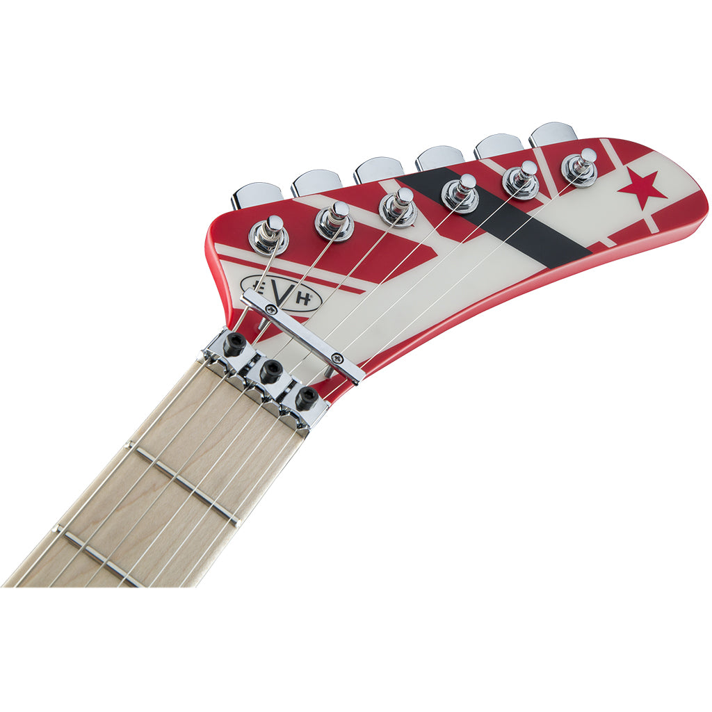 EVH Striped Series 5150 Red Black White Hero