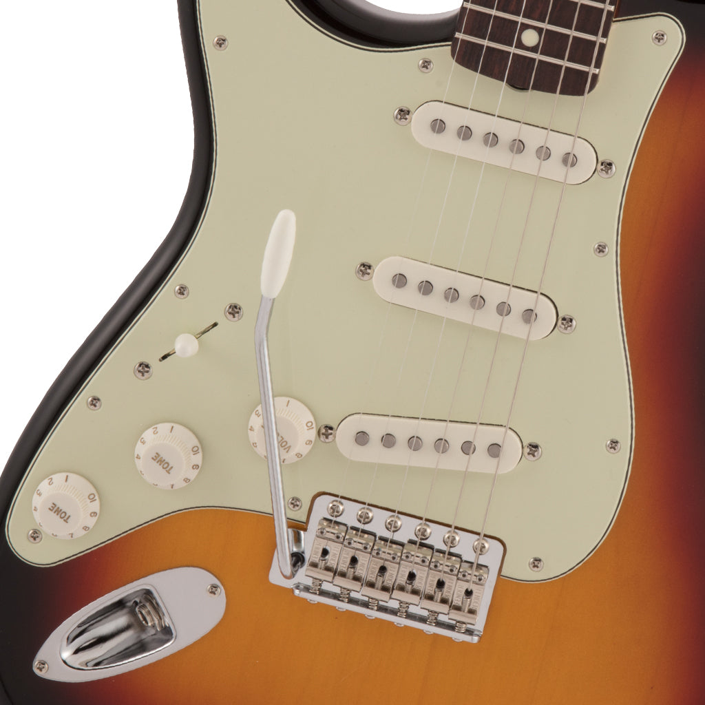 Fender Made in Japan Traditional 60s Stratocaster Left Handed Rosewood Fingerboard 3 Color Sunburst