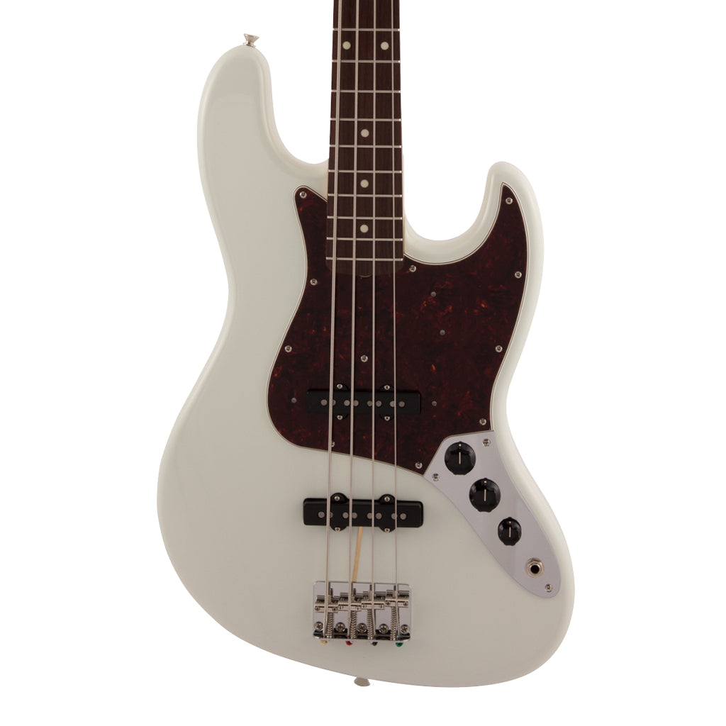 Fender  Made in Japan Traditional 60s Jazz Bass Rosewood Fingerboard Olympic White