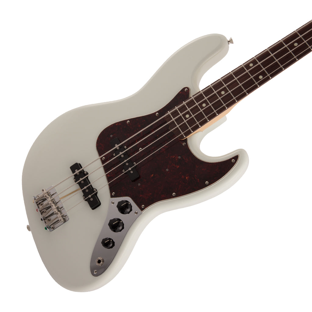 Fender  Made in Japan Traditional 60s Jazz Bass Rosewood Fingerboard Olympic White