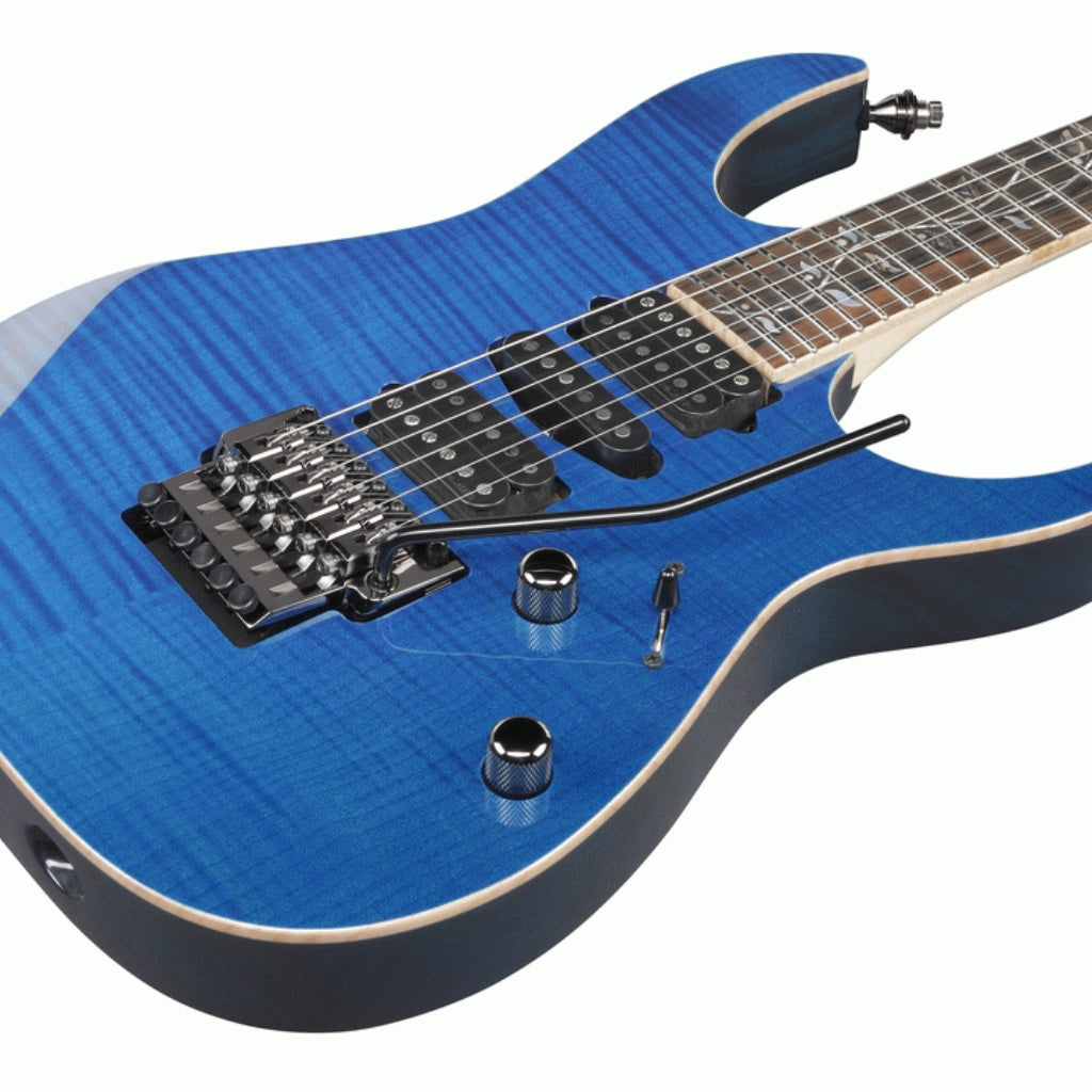 Ibanez - RG8570 j.custom Electric Guitar with Case - Royal Blue Sapphire