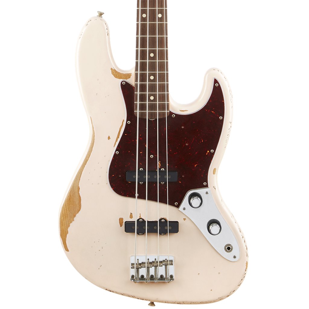Fender Flea Jazz Bass - Faded Shell Pink - Rosewood Fretboard