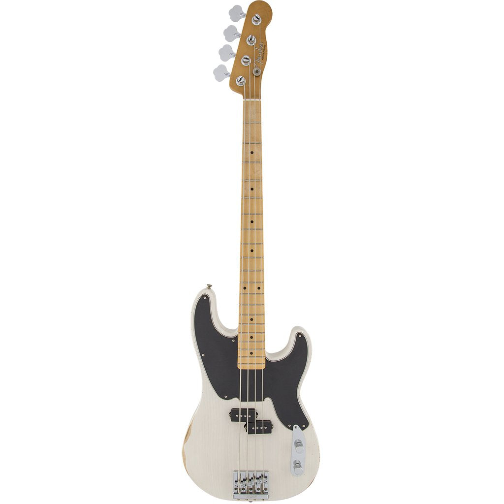 Fender Roadworn Mike Dirnt Precision Bass - White Blonde - Maple