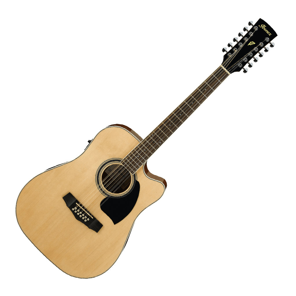 Ibanez PF1512ECE 12 String Acoustic Natural High Gloss