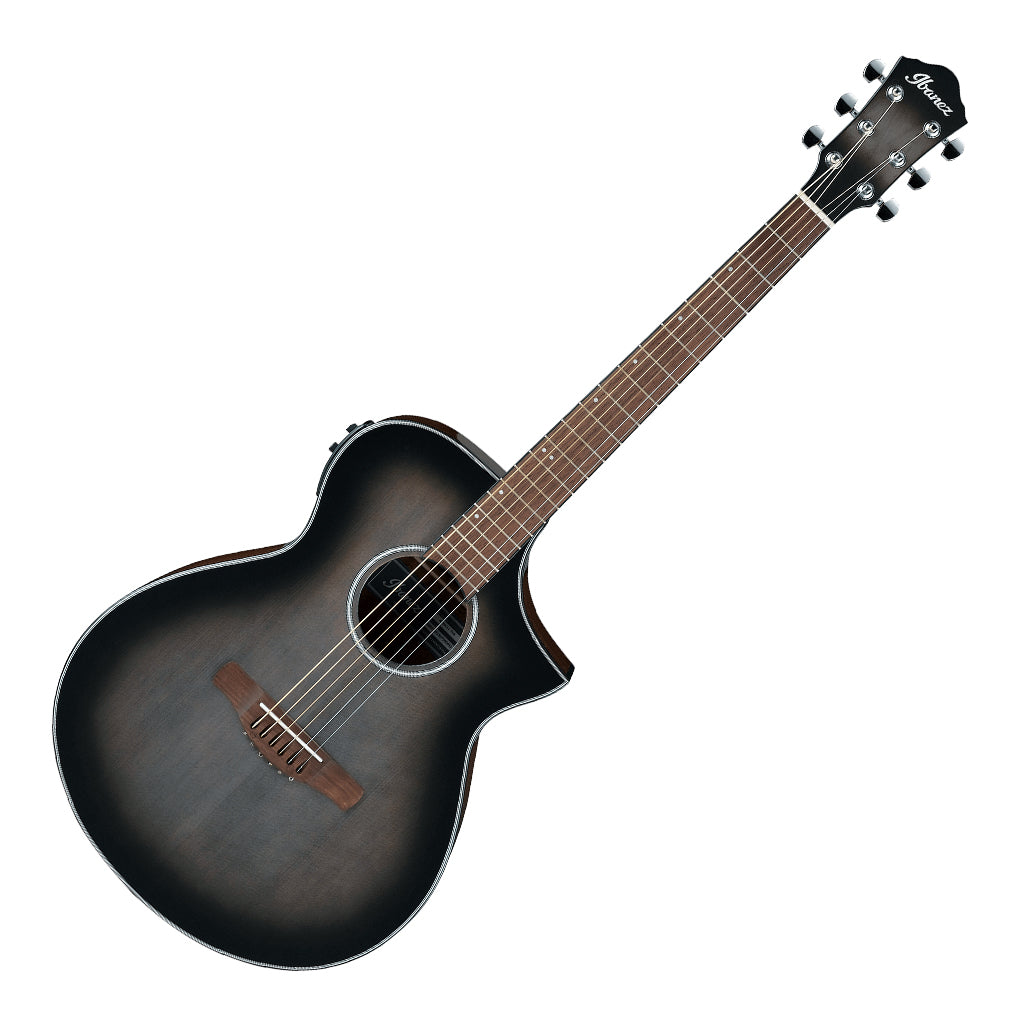 IBANEZ AEWC11 Acoustic Guitar Translucent Charcoal Burst