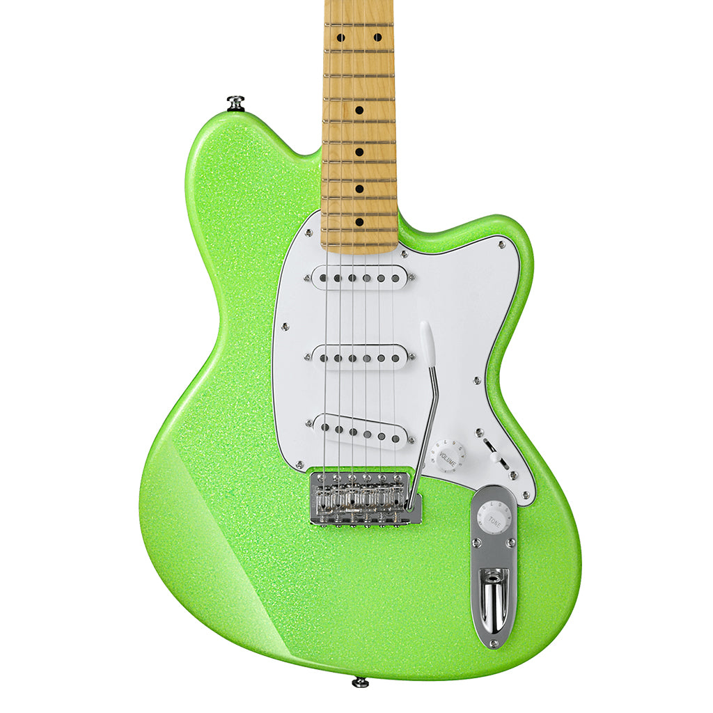 Ibanez YY10 Yvette Young Signature Model Slime Green Sparkle