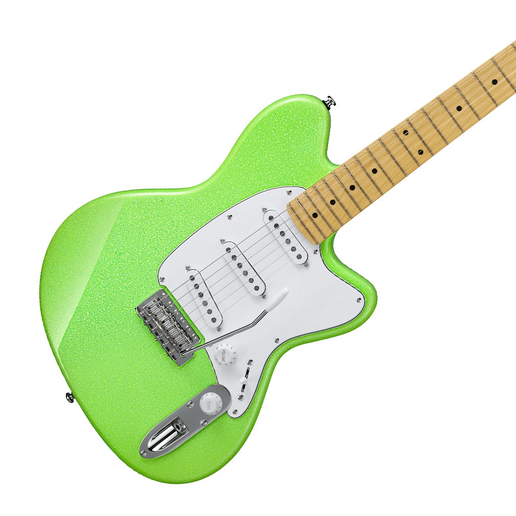 Ibanez YY10 Yvette Young Signature Model Slime Green Sparkle