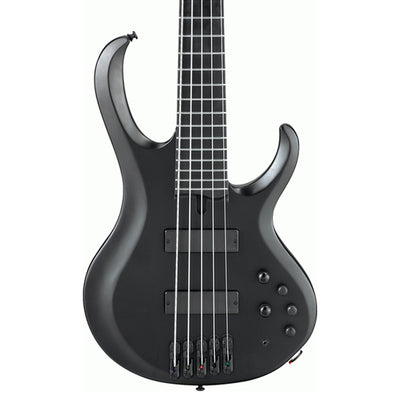Ibanez BTB625EX 5 String Electric Bass Black Flat